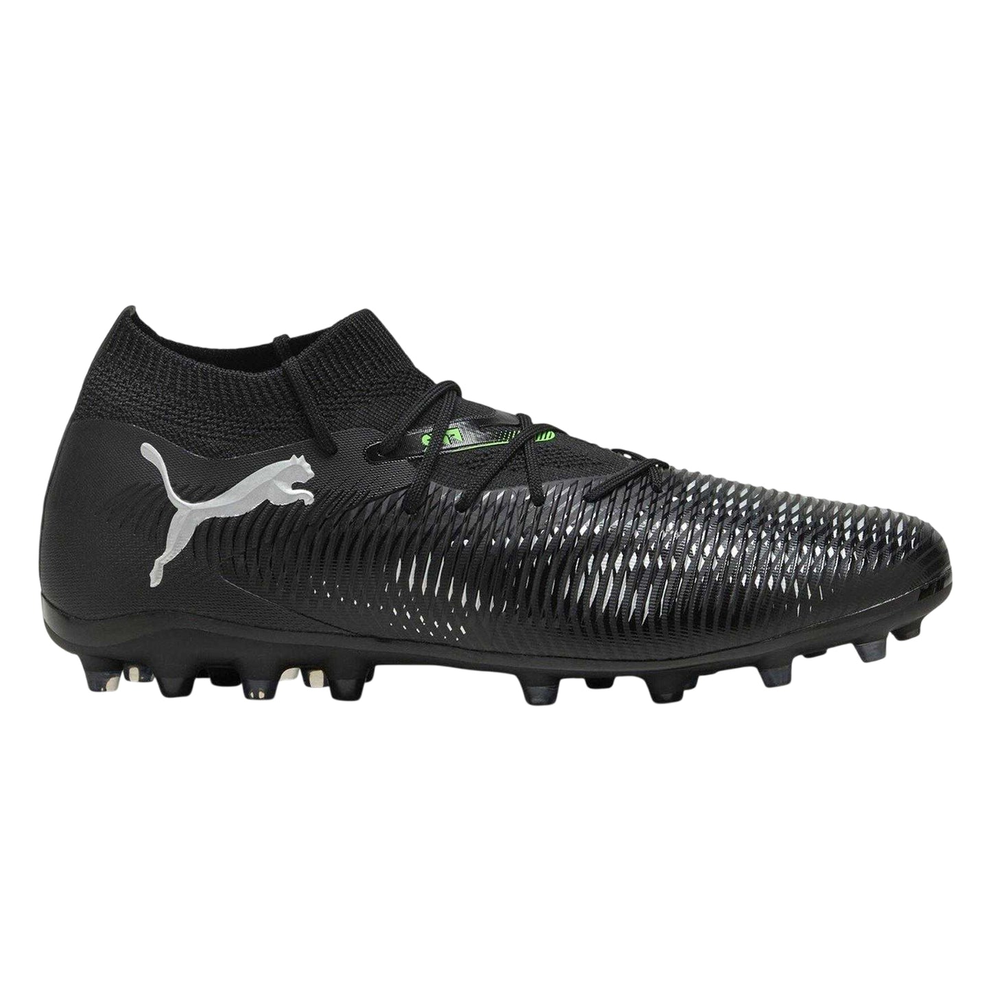 Puma Black - Front - Puma Mens Future 8 Match Flat Firm Ground Football Boots