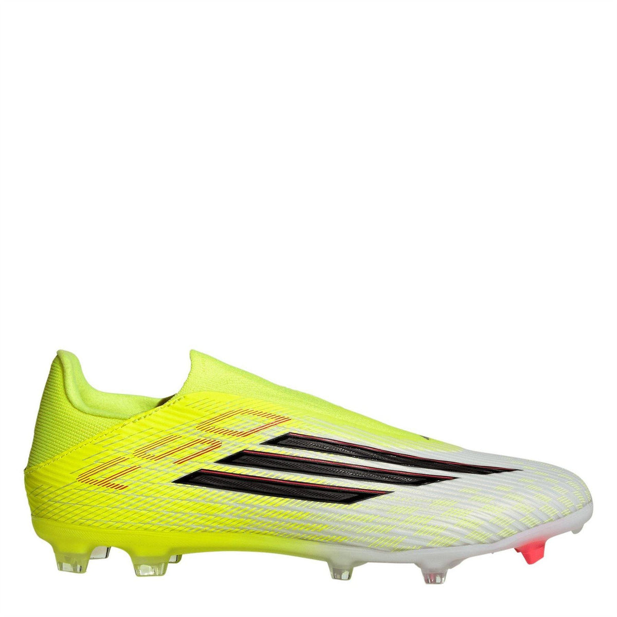 Solar Yellow - Front - Adidas Mens F50 League Laceless Firm Ground Football Boots