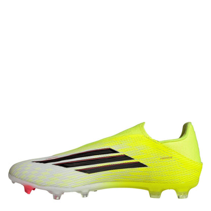 Solar Yellow - Back - Adidas Mens F50 League Laceless Firm Ground Football Boots