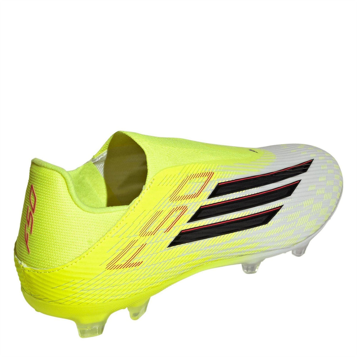 Solar Yellow - Lifestyle - Adidas Mens F50 League Laceless Firm Ground Football Boots