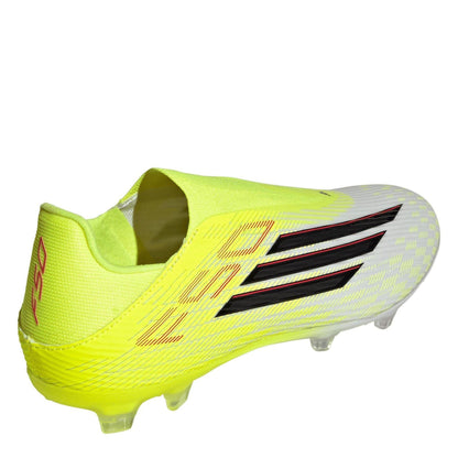 Solar Yellow - Lifestyle - Adidas Mens F50 League Laceless Firm Ground Football Boots