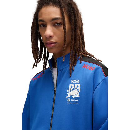 Medium Blue - Lifestyle - Hugo Boss Mens Formula 1 Track Jacket