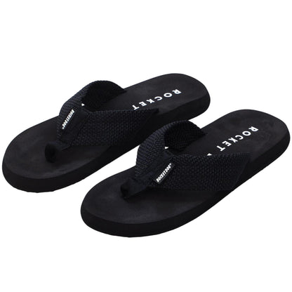 Black - Lifestyle - Rocket Dog Womens-Ladies Adios Plain Flip Flops