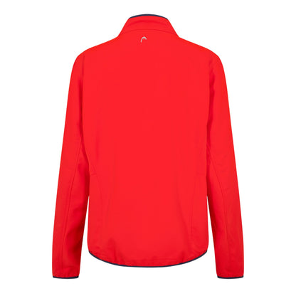 Red - Back - Head Mens Zip Pocket Regular Track Jacket