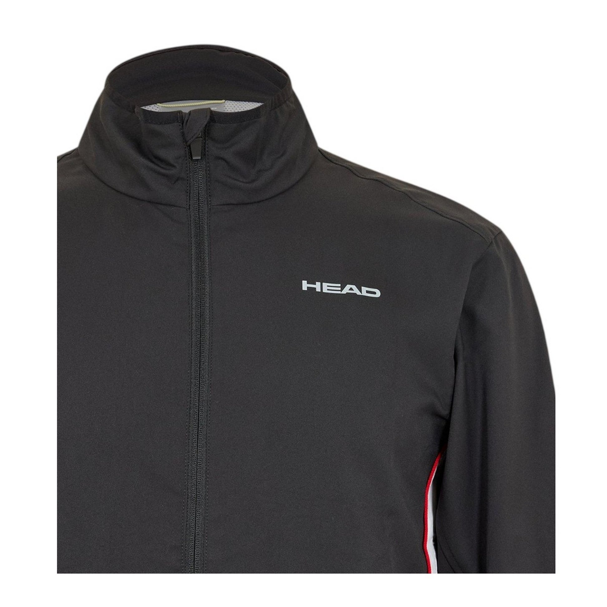 Black - Side - Head Mens Zip Pocket Regular Track Jacket