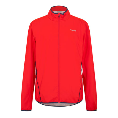 Red - Front - Head Mens Zip Pocket Regular Track Jacket