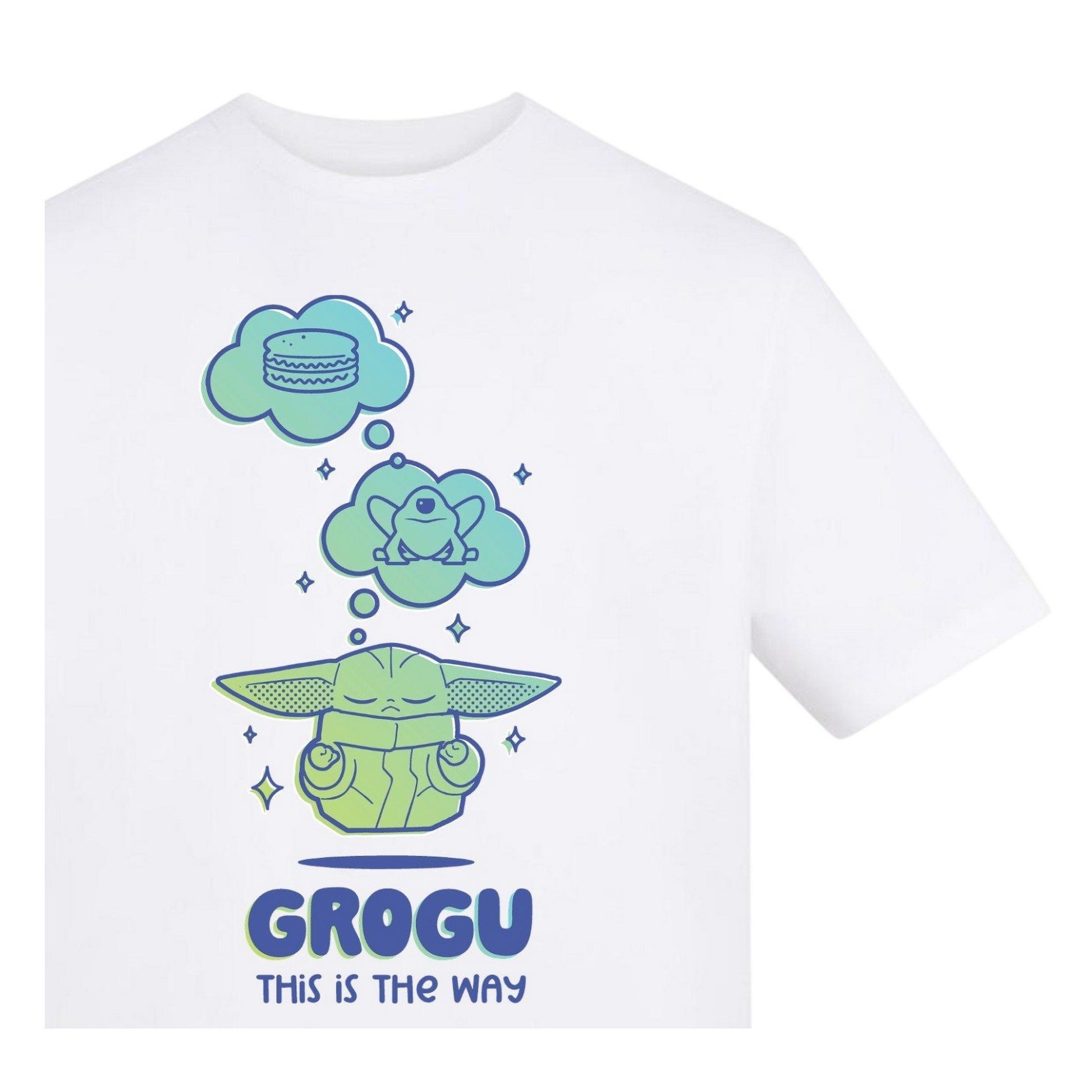 White - Back - Star Wars Childrens-Kids This Is The Way Grogu T-Shirt