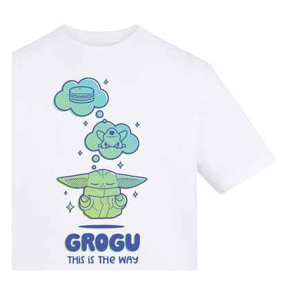 White - Back - Star Wars Childrens-Kids This Is The Way Grogu T-Shirt