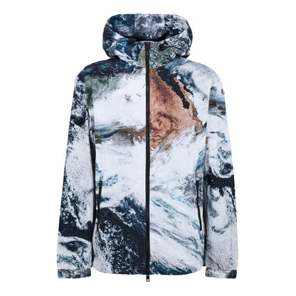 Black - Front - Diesel Mens Earth Hooded Bomber Jacket