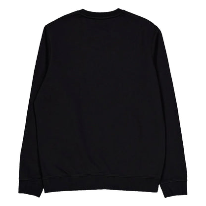 Black-White - Back - Lyle & Scott Mens Embroidered Crew Neck Sweatshirt