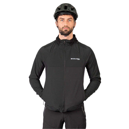 Black - Lifestyle - Endura Mens Thermal Cycling Jacket