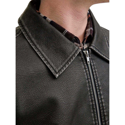 Black - Pack Shot - Jack And Jones Mens Polyurethane Long-Sleeved Jacket