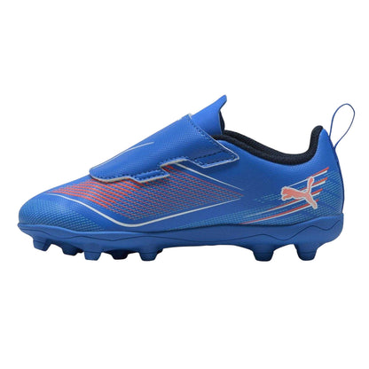 Blue-White - Back - Puma Childrens-Kids Ultra 6 Play Firm Ground Football Boots