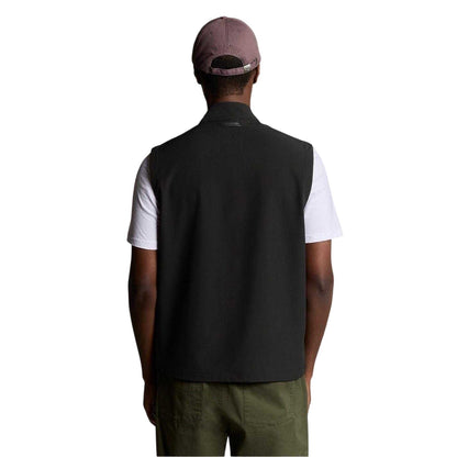 Lacquer - Back - Lyle & Scott Mens Plain Full Zip Gilet