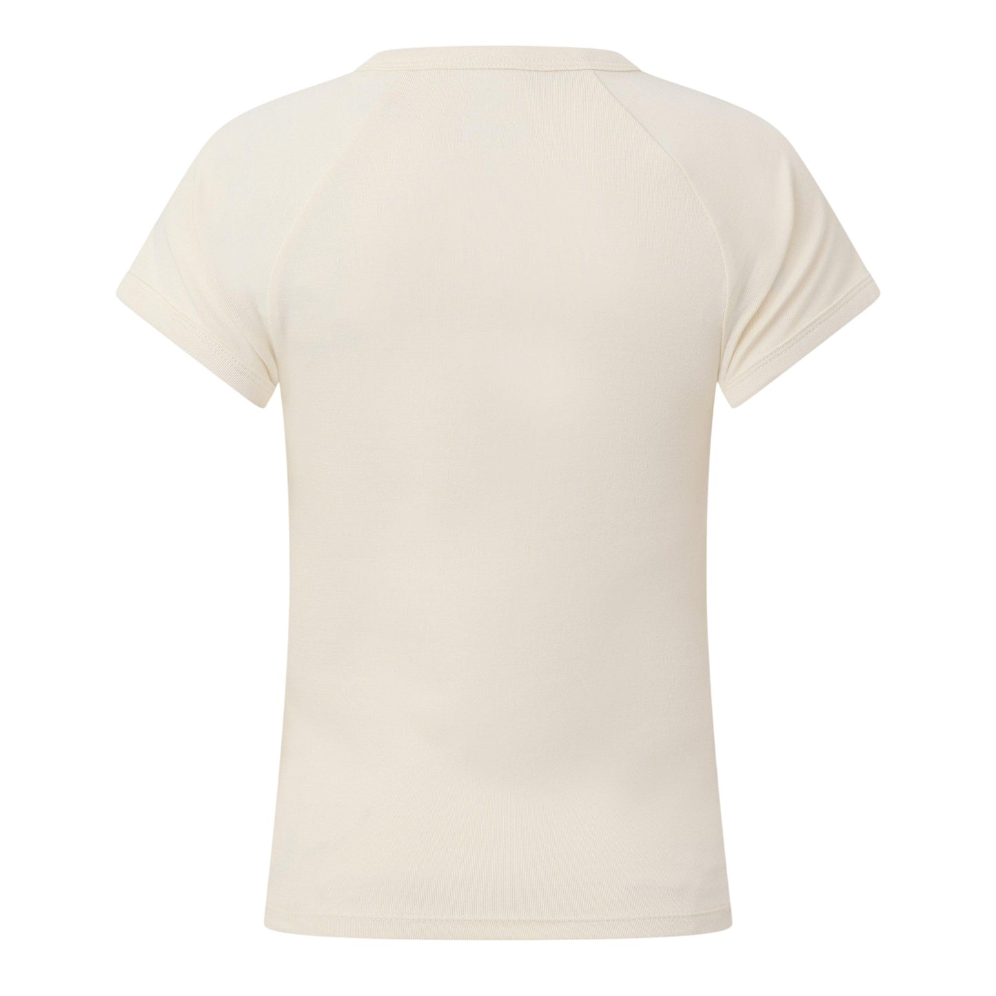 Off White - Back - Levis Womens-Ladies Riley Starfish Slim Raglan T-Shirt