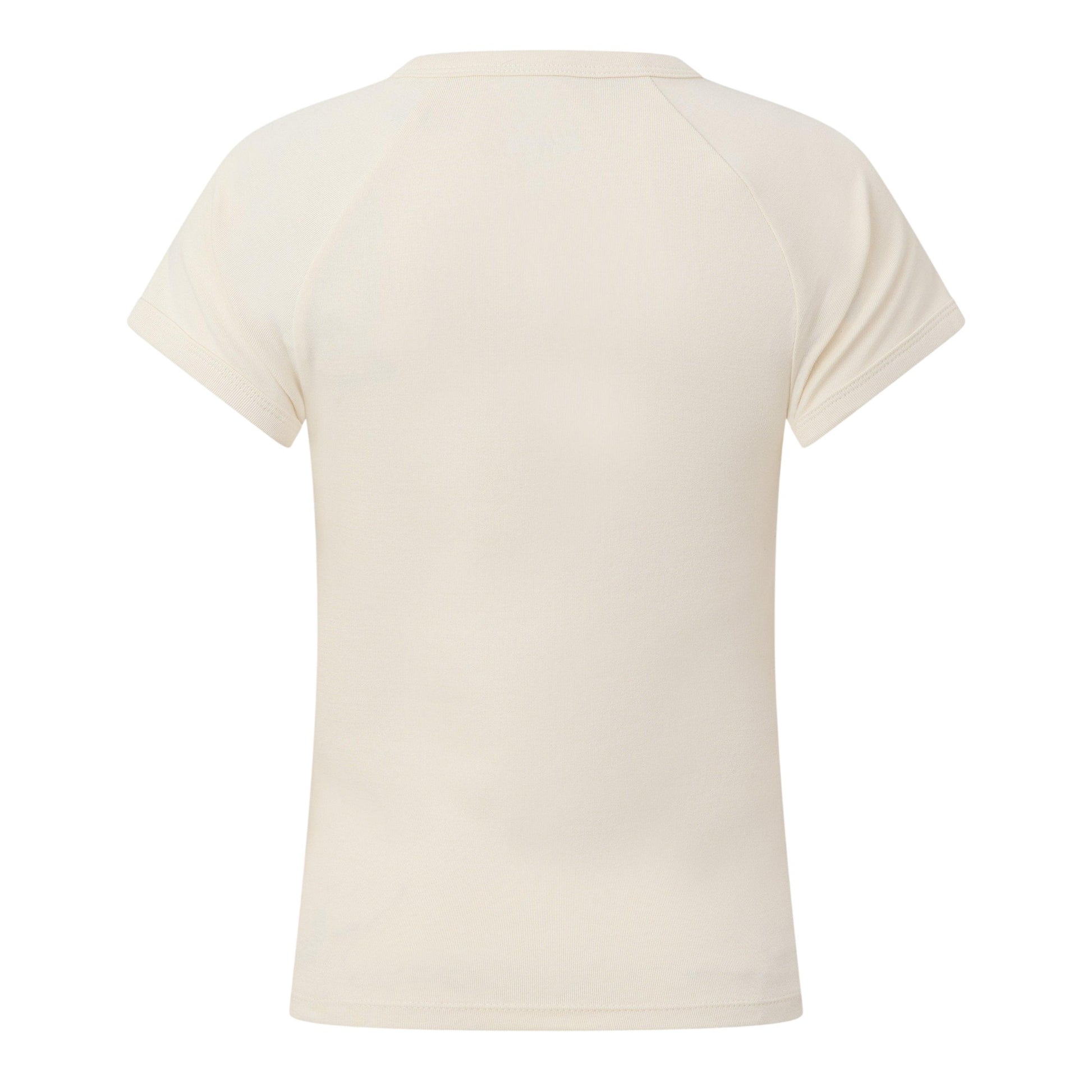 Off White - Back - Levis Womens-Ladies Riley Starfish Slim Raglan T-Shirt