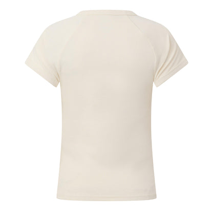 Off White - Back - Levis Womens-Ladies Riley Starfish Slim Raglan T-Shirt