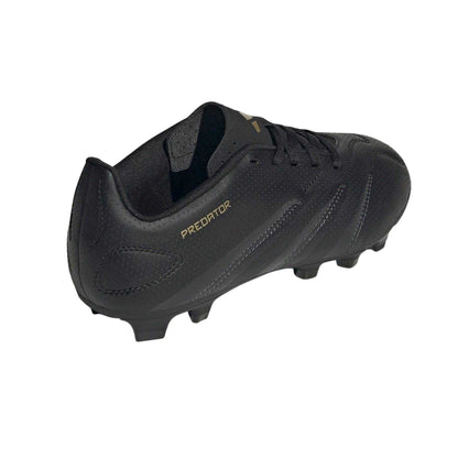 Core Black-Carbon Grey - Back - Adidas Childrens-Kids Predator 24 Club Flexible Ground Football Boots