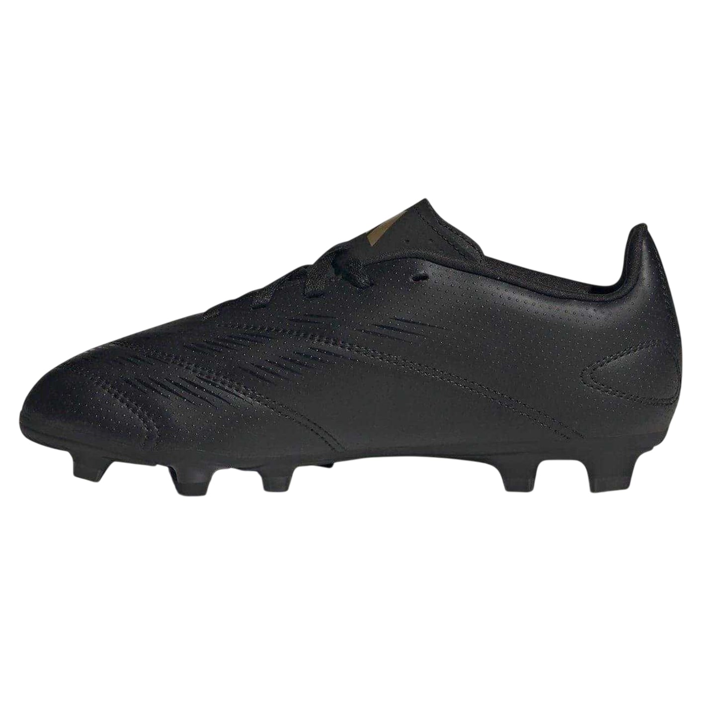 Core Black-Carbon Grey - Side - Adidas Childrens-Kids Predator 24 Club Flexible Ground Football Boots