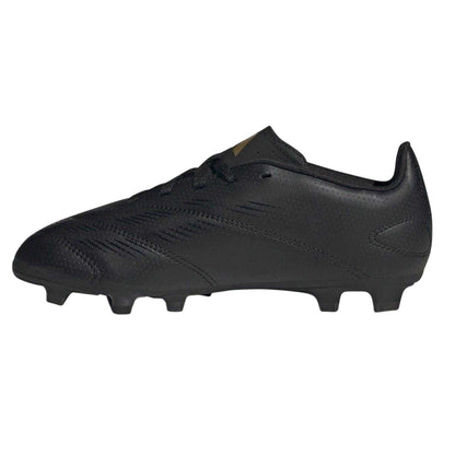 Core Black-Carbon Grey - Side - Adidas Childrens-Kids Predator 24 Club Flexible Ground Football Boots