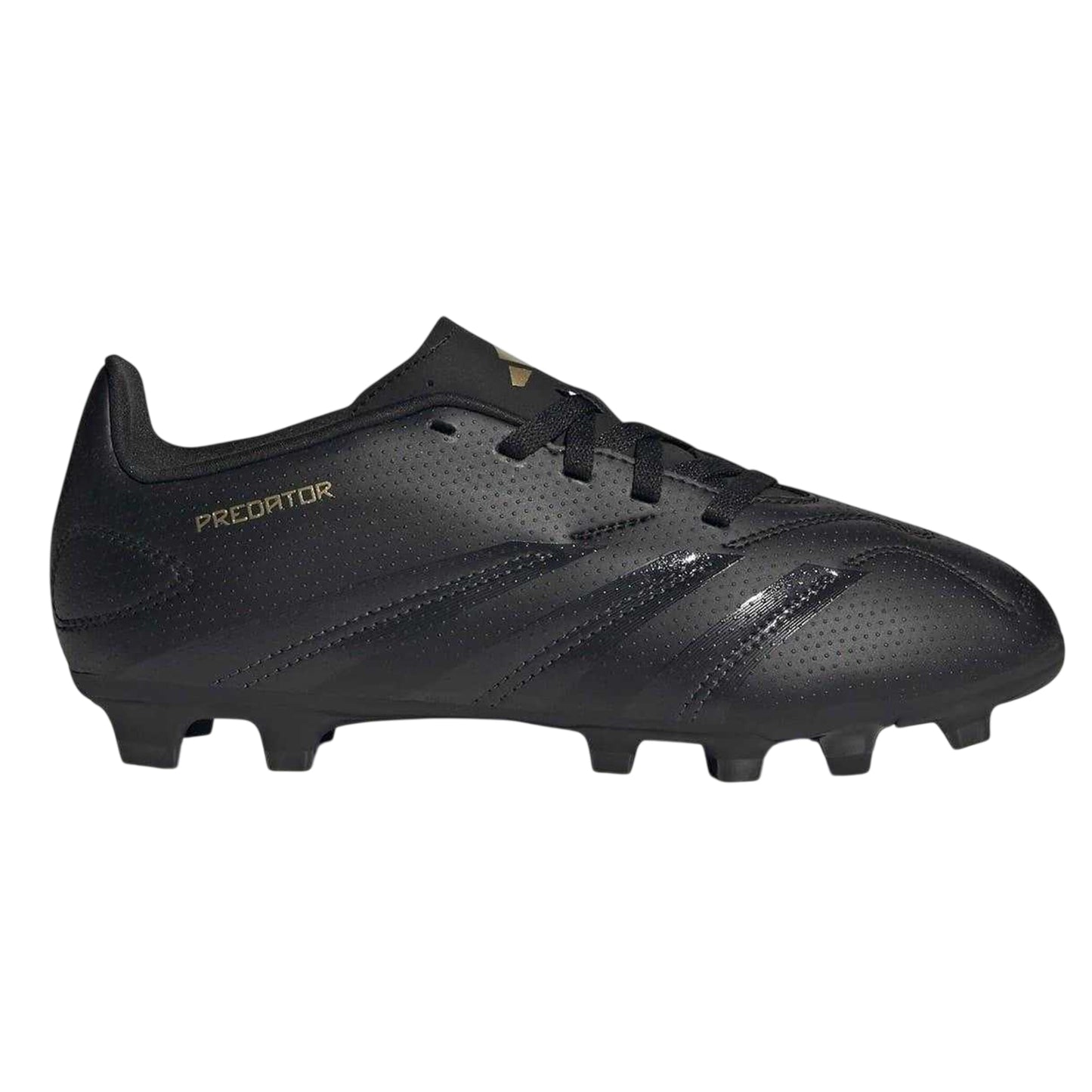 Core Black-Carbon Grey - Front - Adidas Childrens-Kids Predator 24 Club Flexible Ground Football Boots