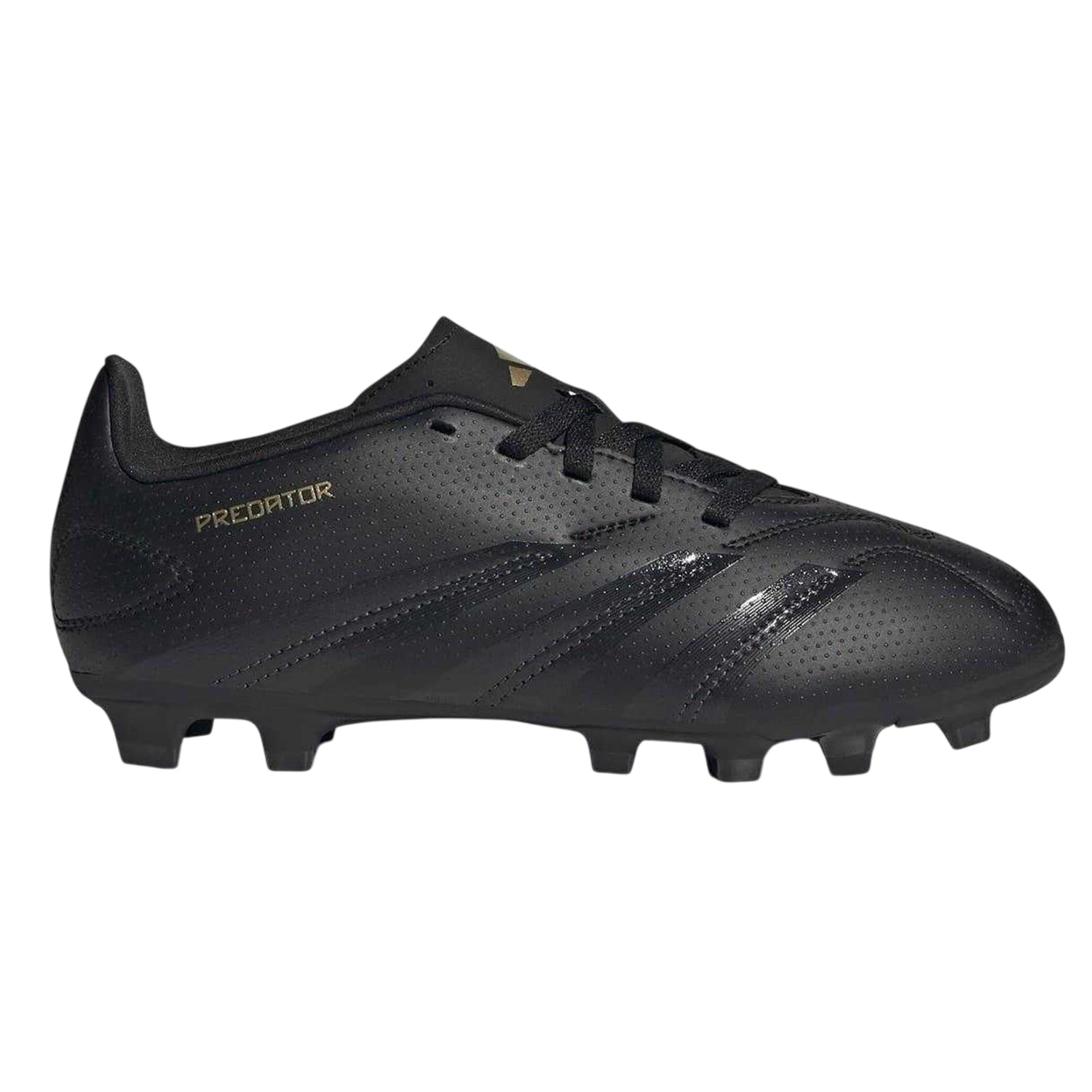 Core Black-Carbon Grey - Front - Adidas Childrens-Kids Predator 24 Club Flexible Ground Football Boots