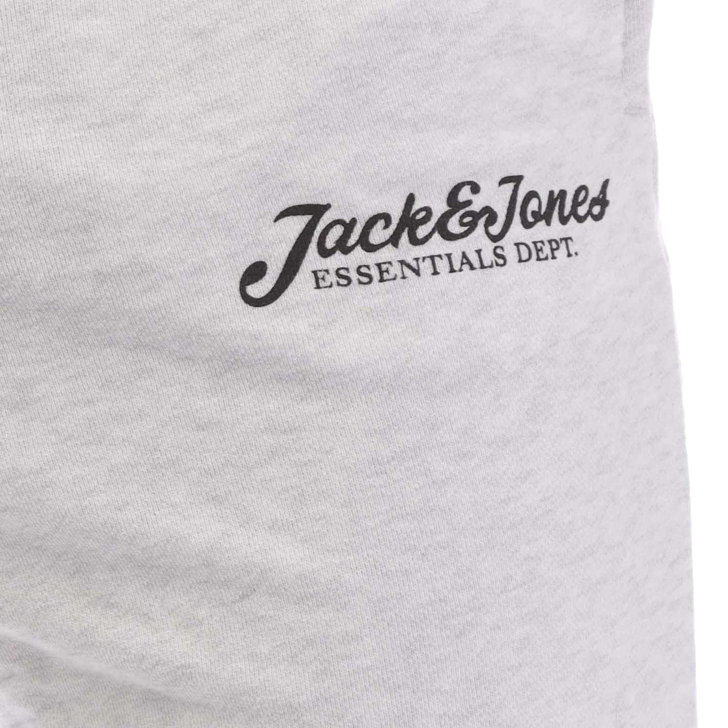Black-Light Grey - Lifestyle - Jack And Jones Mens Gordan Beau Sweat Shorts (Pack of 2)