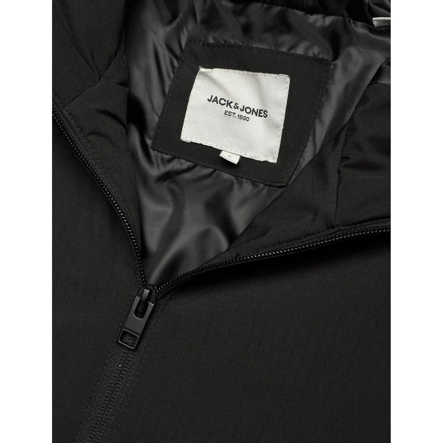 Black - Side - Jack And Jones Mens Transitional Puffer Jacket