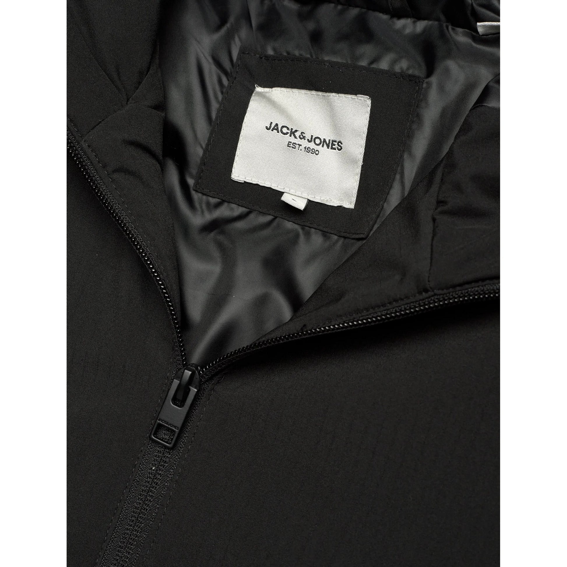 Black - Side - Jack And Jones Mens Transitional Puffer Jacket