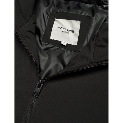 Black - Side - Jack And Jones Mens Transitional Puffer Jacket