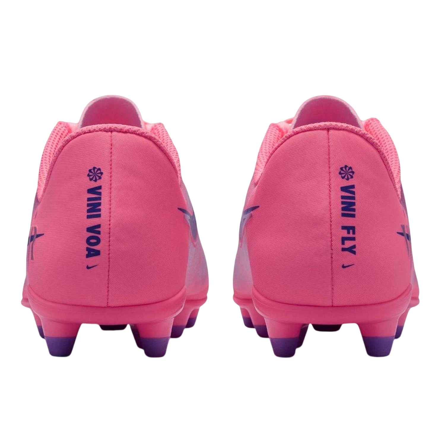Pink-Black - Back - Nike Childrens-Kids Mercurial Vapor 16 Club Firm Ground Football Boots