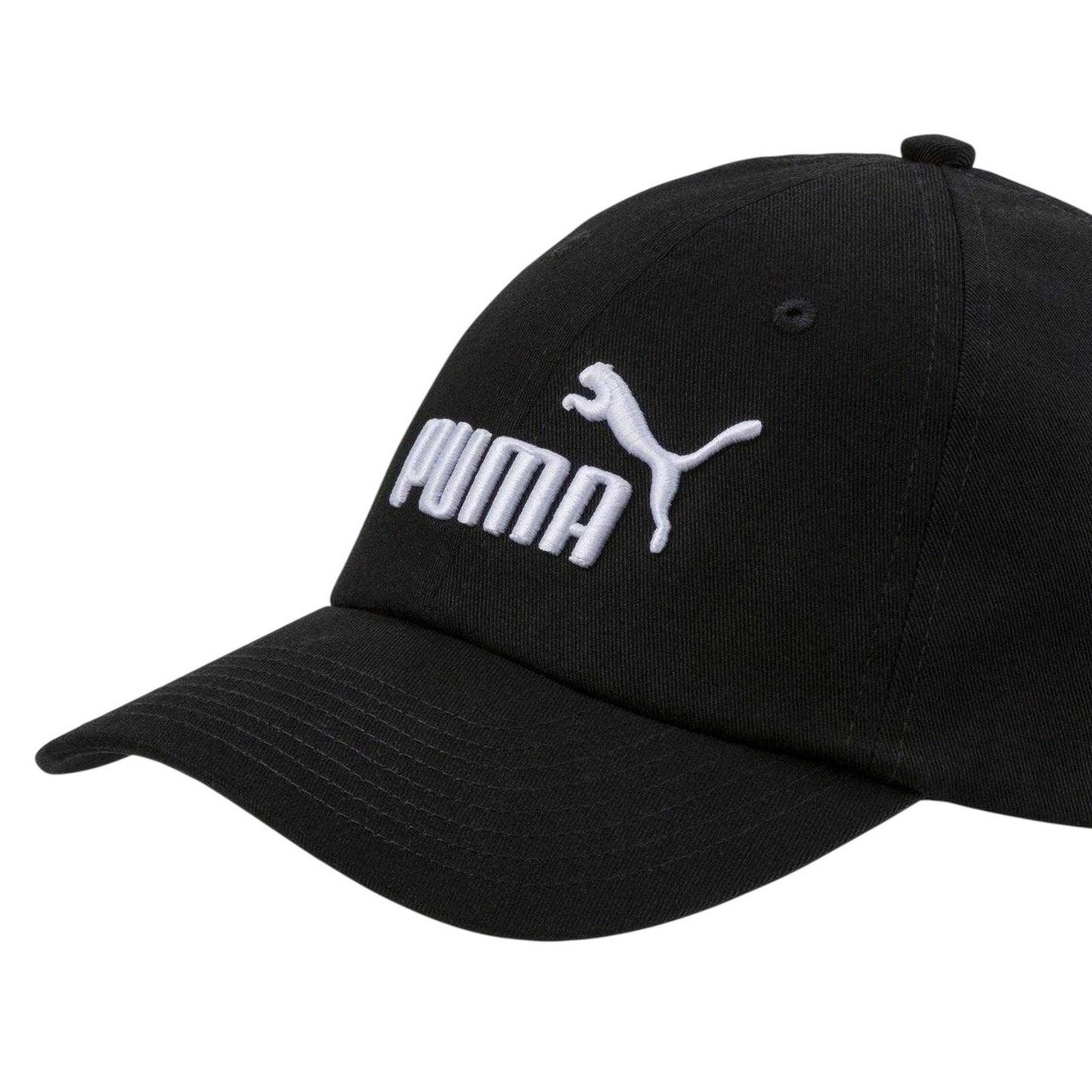 Puma Black - Back - Puma Childrens-Kids Essential Embroidered Logo Baseball Cap