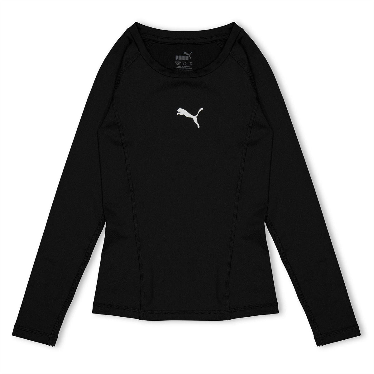 Puma Black - Front - Puma Childrens-Kids Liga Base Layer Top