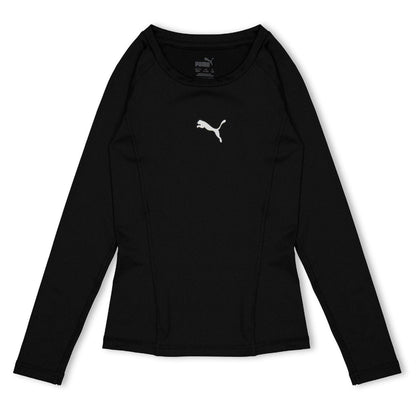 Puma Black - Front - Puma Childrens-Kids Liga Base Layer Top