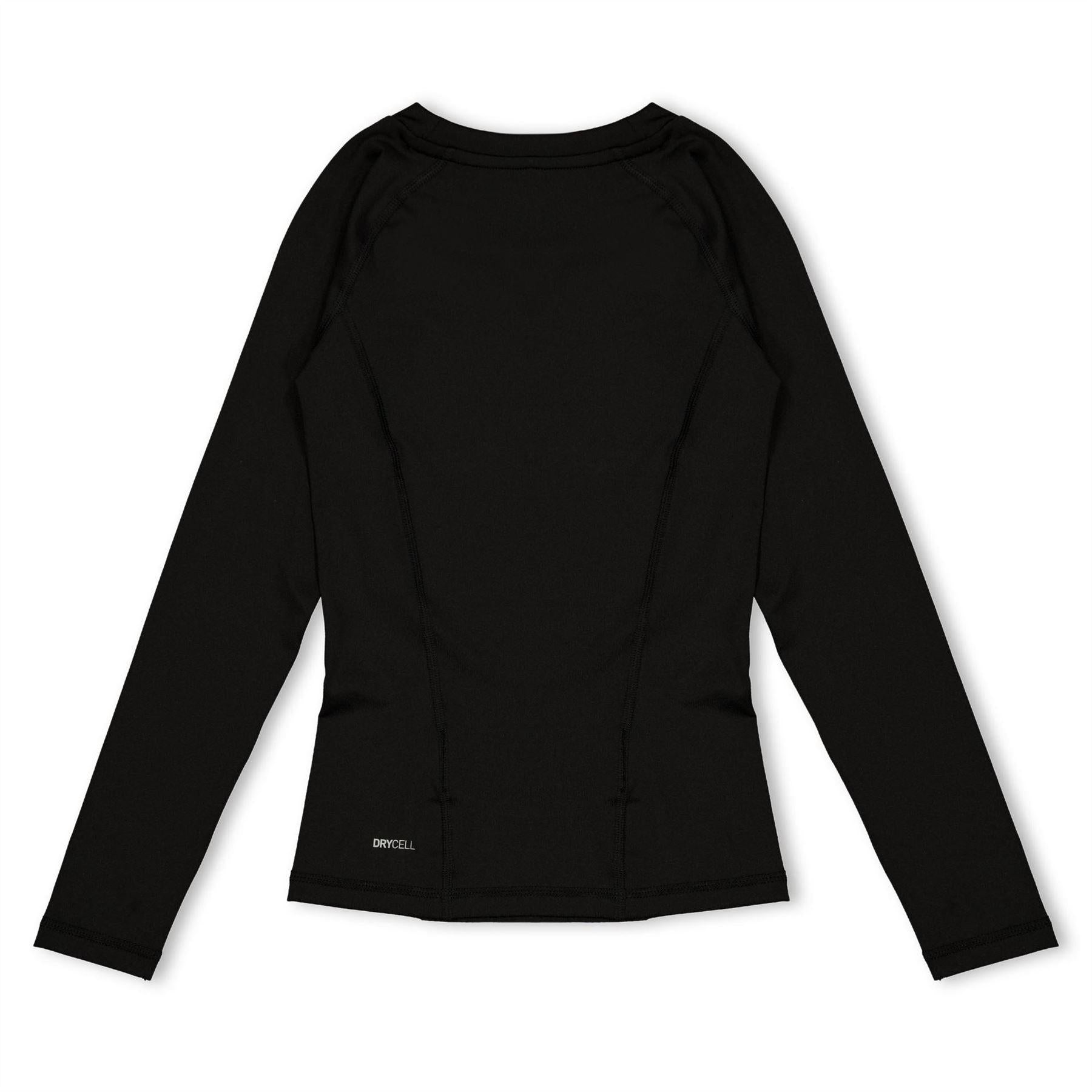 Puma Black - Back - Puma Childrens-Kids Liga Base Layer Top