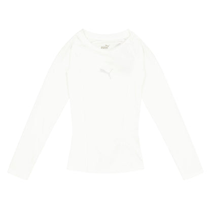 Puma White - Front - Puma Childrens-Kids Liga Base Layer Top