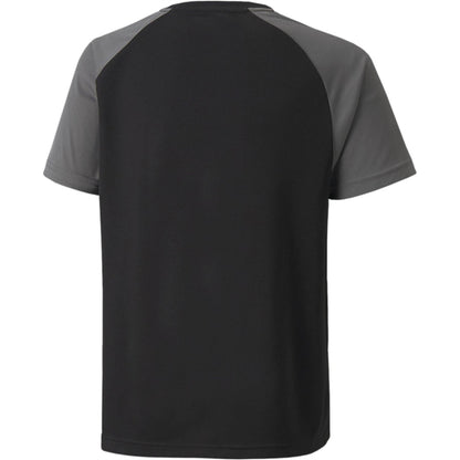 Black-Smoked Pearl-White - Back - Puma Childrens-Kids TeamPACER Lightweight T-Shirt