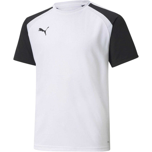 White-Black - Front - Puma Childrens-Kids TeamPACER Lightweight T-Shirt