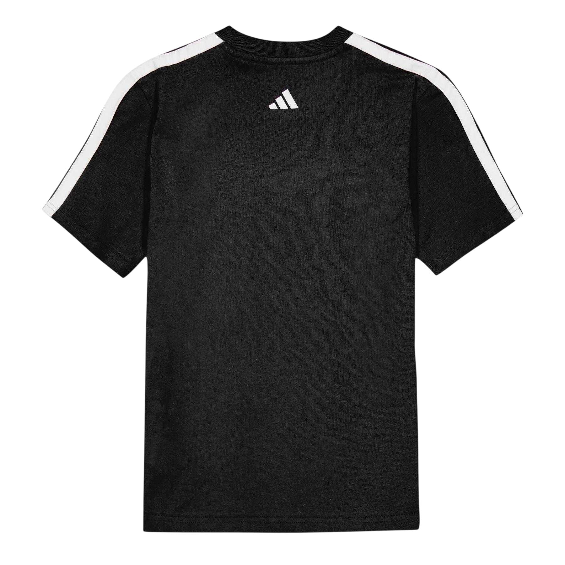 Black - Back - Adidas Childrens-Kids Graphic T-Shirt