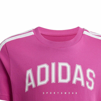Pink - Lifestyle - Adidas Childrens-Kids Graphic T-Shirt