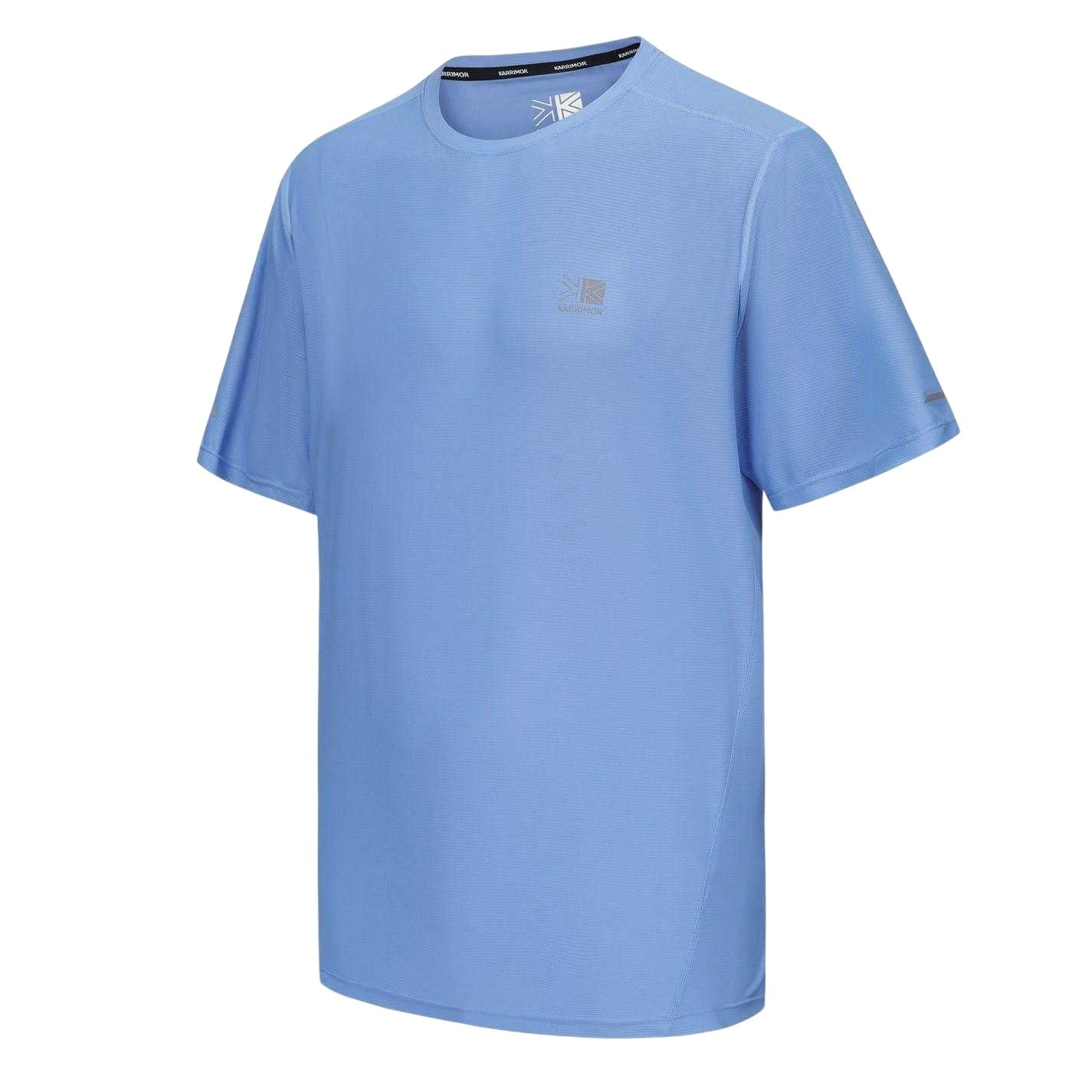 Bold Blue - Side - Karrimor Mens Logo Polyester Running T-Shirt