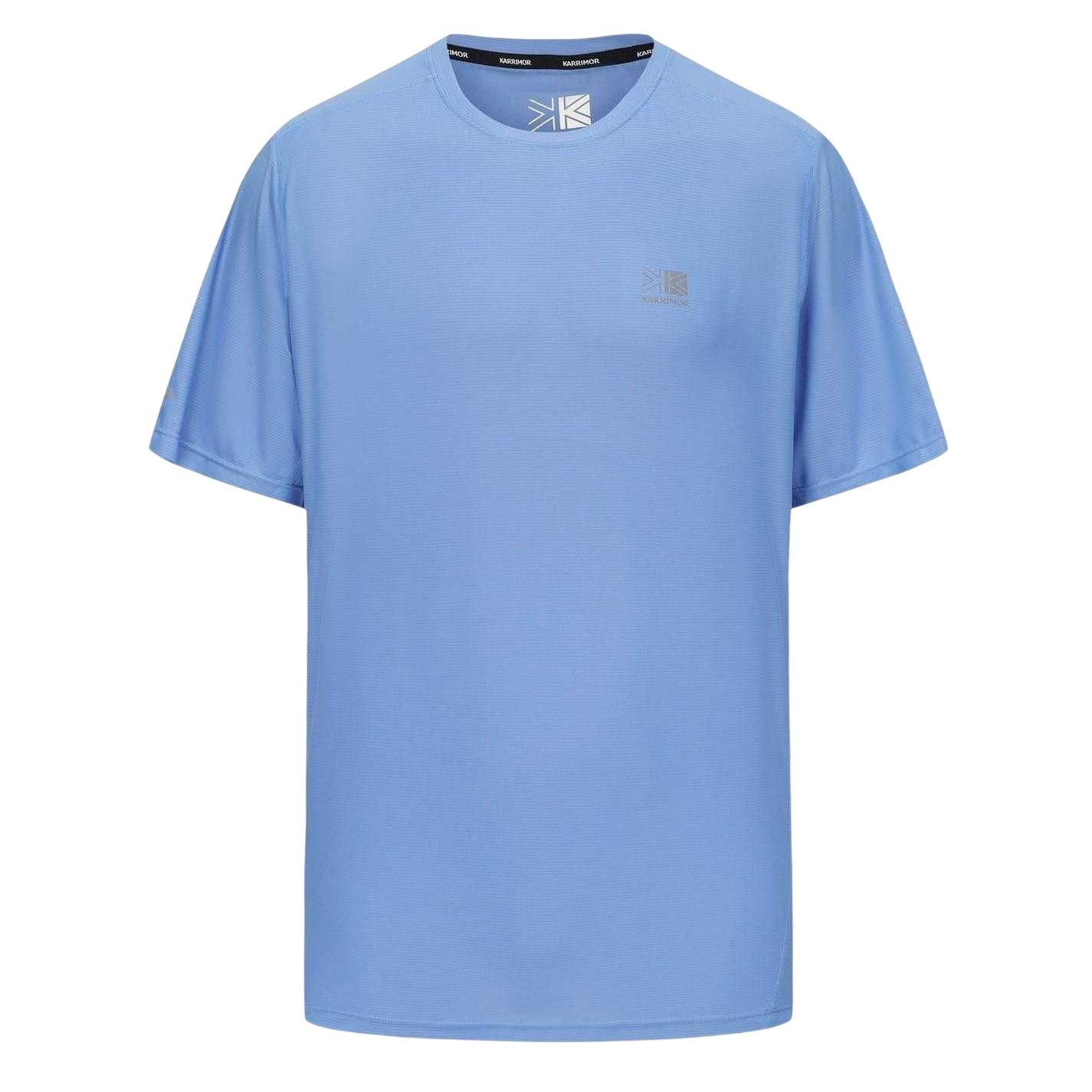 Bold Blue - Front - Karrimor Mens Logo Polyester Running T-Shirt