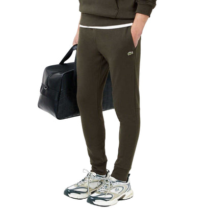 Green - Lifestyle - Lacoste Mens Organic Cotton Slim Jogging Bottoms