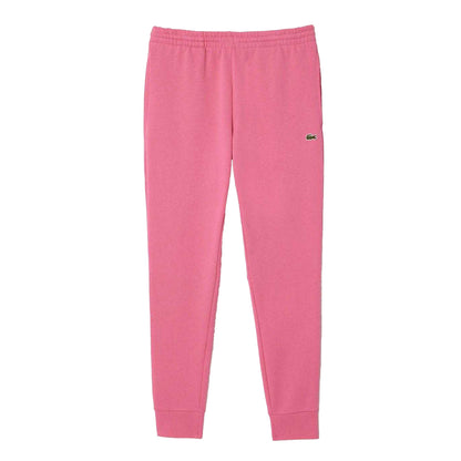 Pink - Front - Lacoste Mens Organic Cotton Slim Jogging Bottoms