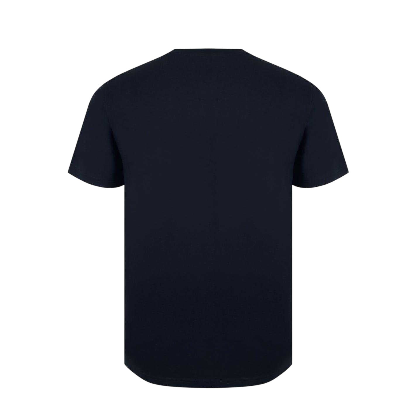 Black - Back - Firetrap Mens Logo Cotton T-Shirt