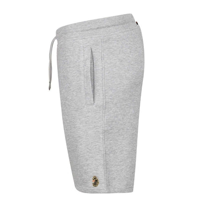 Grey - Side - Luke 1977 Mens Amsterdam 2 Plus Sweat Shorts