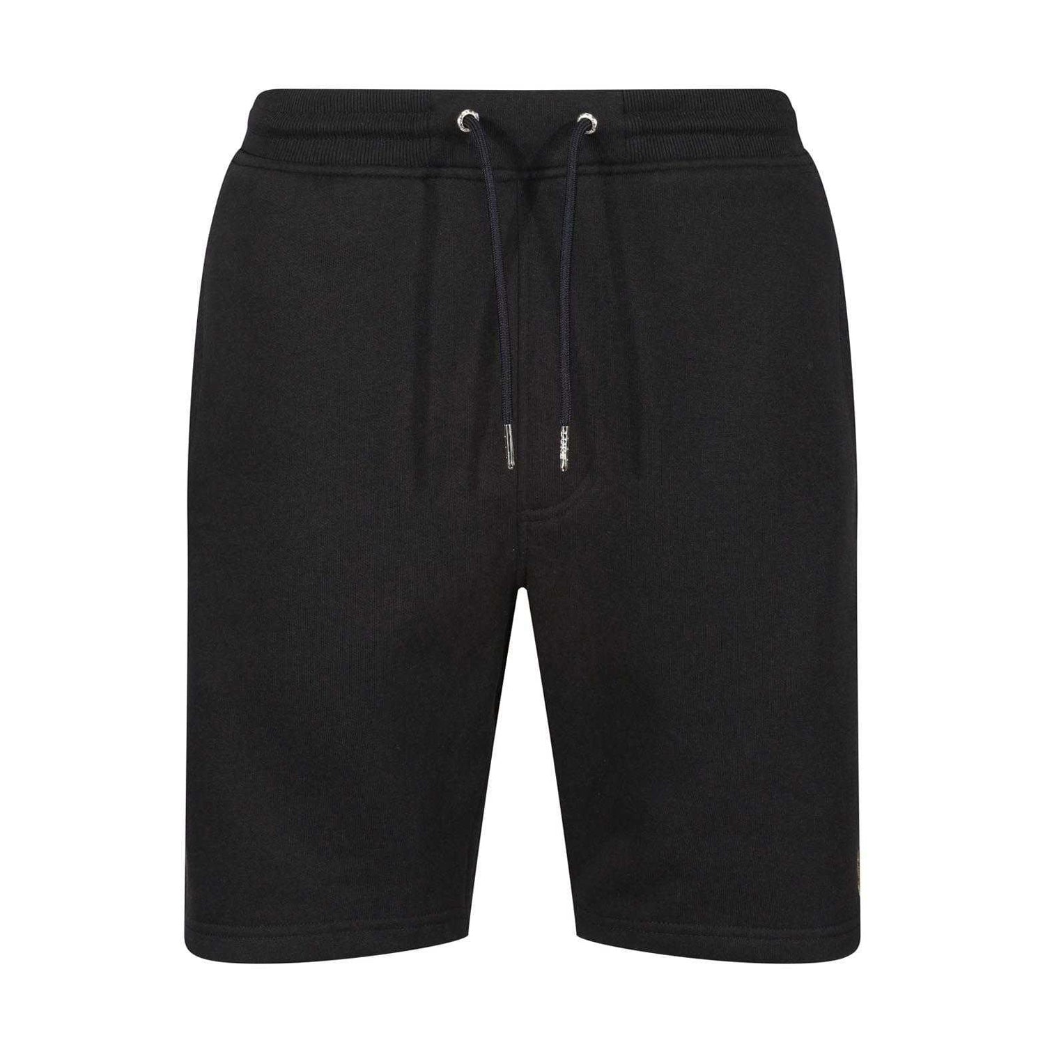 Black - Front - Luke 1977 Mens Amsterdam 2 Plus Sweat Shorts