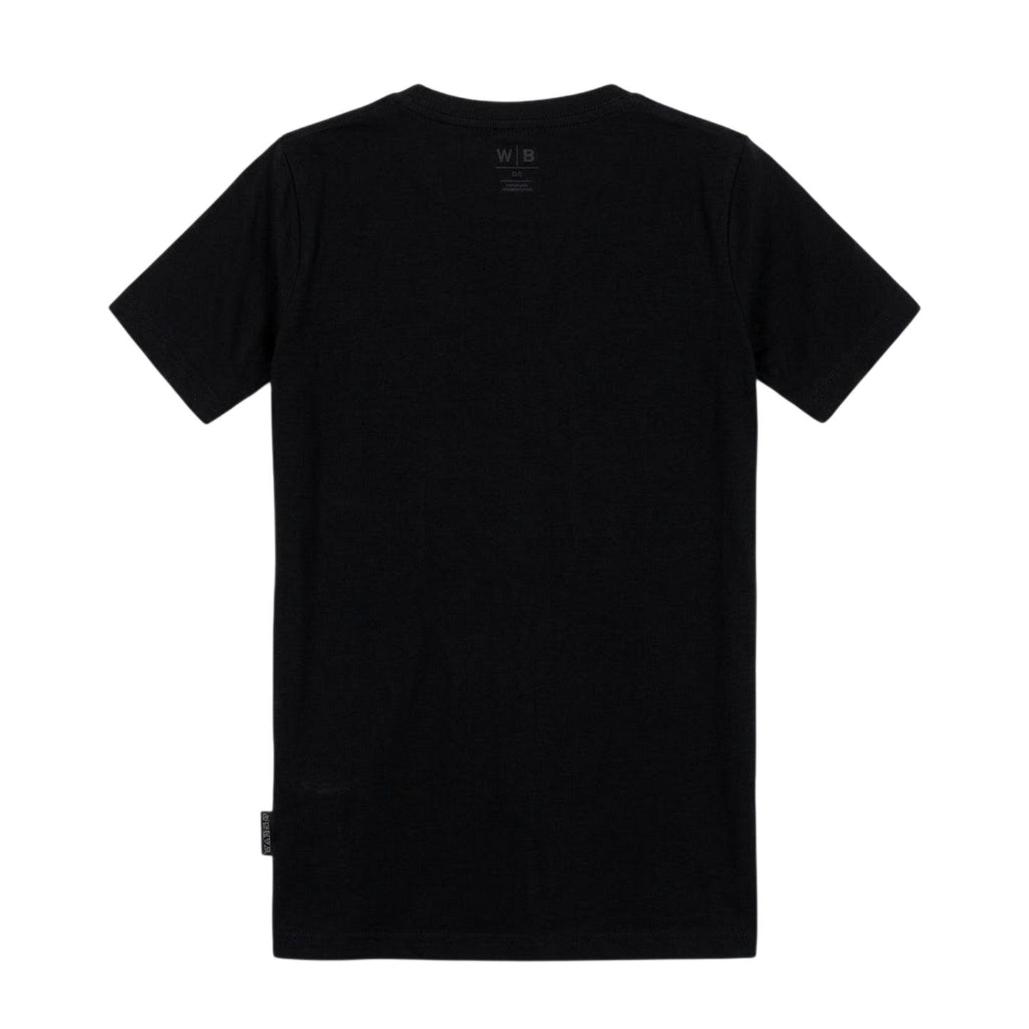 Black - Back - Batman Childrens-Kids Logo Cotton T-Shirt