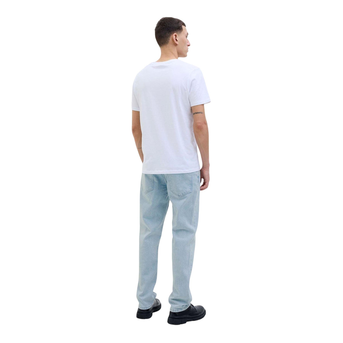 Blue Denim - Side - Jack And Jones Mens 795 Denim Skinny Jeans