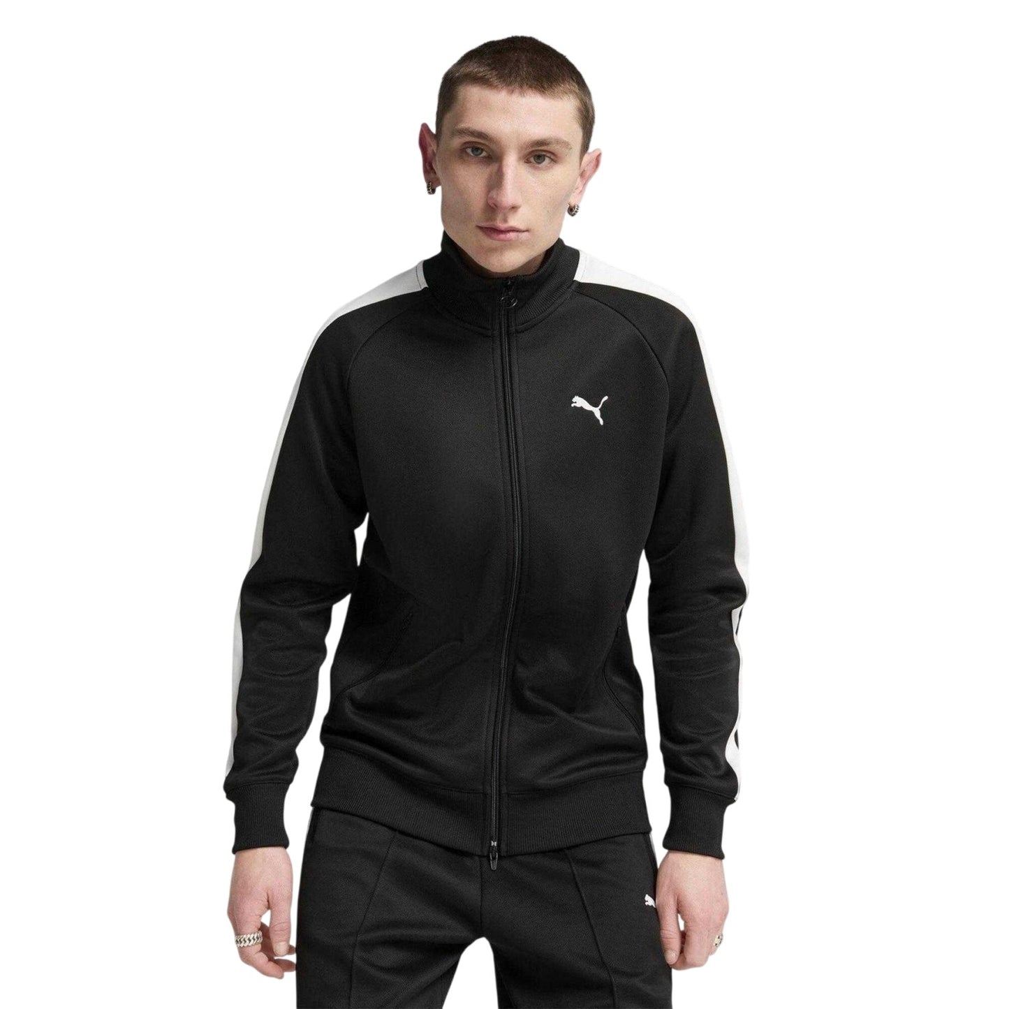 Puma Black - Side - Puma Mens Always On Track Jacket